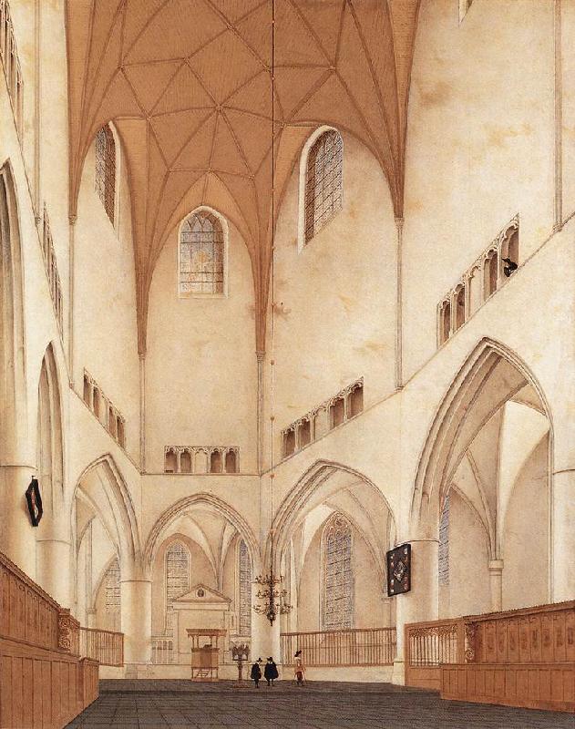 Pieter Jansz Saenredam Interior of the Choir of St Bavo at Haarlem oil painting picture